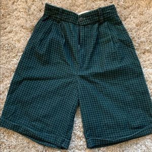 Houndstooth HighWaisted Shorts